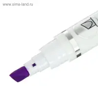 Маркер текстовыделитель наконечник скошенный 4 мм, фиолетовый