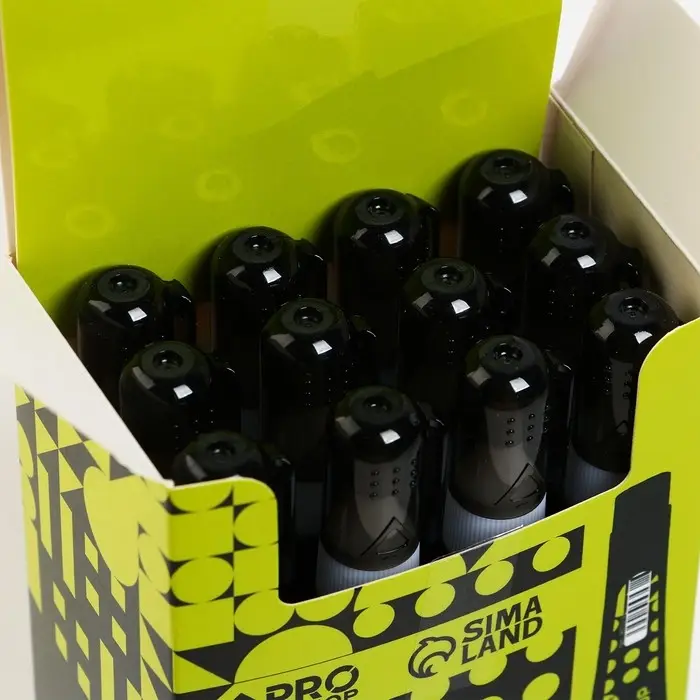 Ручка-корректор 8 мл, металлический наконечник PROвыбор &laquo;Черный неон&raquo;