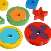 Пирамидка-сортер  детская развивающая