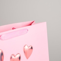 Пакет подарочный ламинированный вертикальный, упаковка, &laquo;LOVE&raquo;, L 31 х 40 х 11,5 см