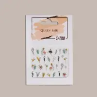 Слайдеры для ногтей &laquo;Нежный образ&raquo;, разноцветные