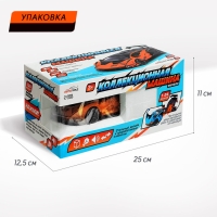 Машина металлическая &laquo;Купе&raquo;, 1:24, открываются двери, капот, багажник, инерция, цвет оранжевый