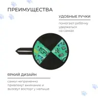 Ледянка эконом, d=33 см, толщина 1 см, цвета МИКС