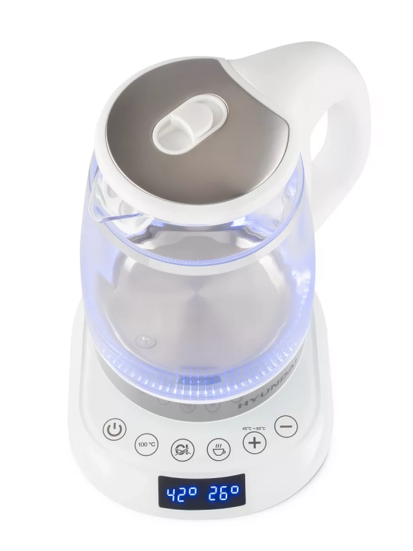 Чайник HYK-G5507 1.7л. 2200Вт белый