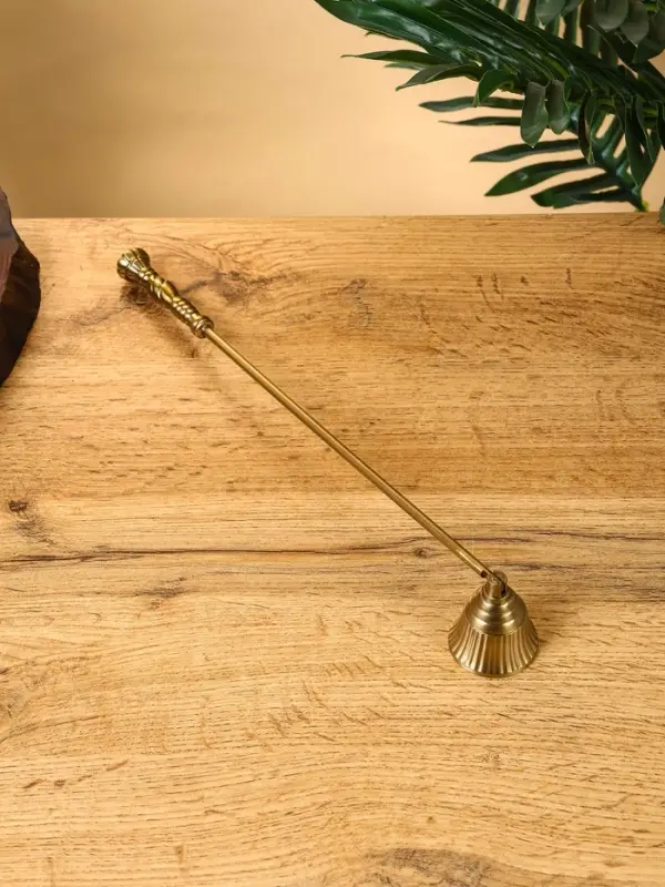 Гаситель для свечей &laquo;Уют&raquo;, 30 +/-1 см, латунь