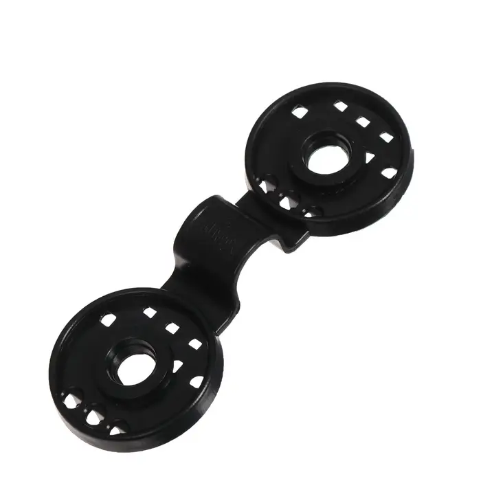 Клипса садовая &laquo;Люверс&raquo;, для крепления затеняющей сетки, пластиковая, чёрная