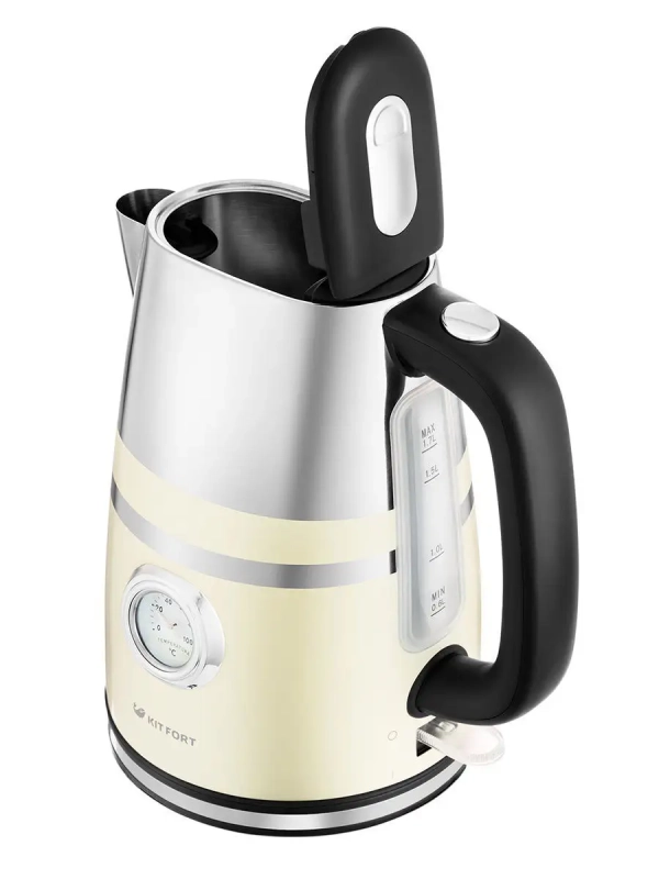 Чайник электрический металлический КТ-670 - 1.7 л