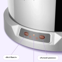 Мусорное ведро сенсорное с крышкой КТ-6808 - 9 л