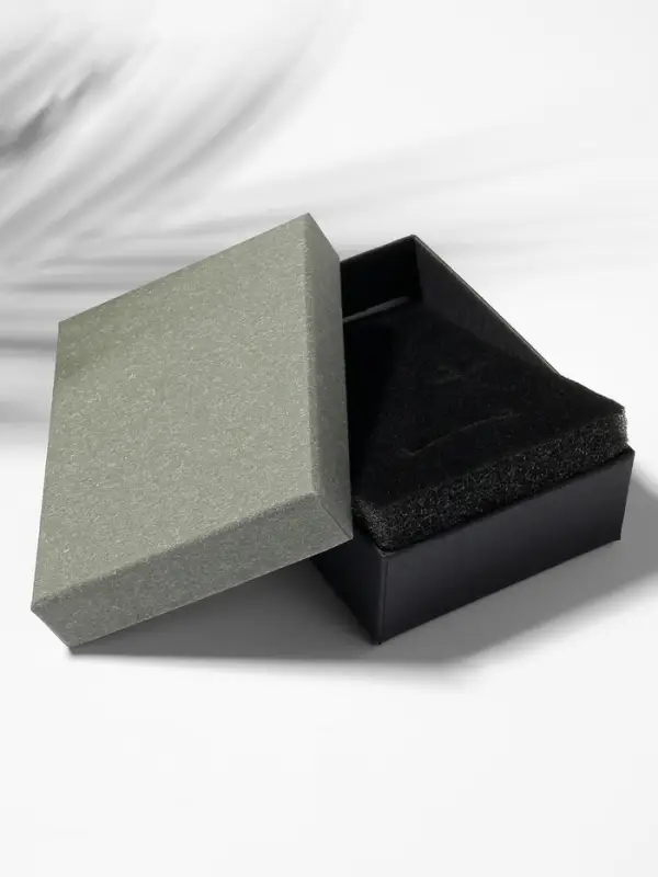 Коробочка подарочная под набор &laquo;Лофт&raquo;, 7&times;9 см, серая, вставка чёрная