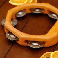 Сувенирный музыкальный инструмент "Тамбурин" 17х16х3 см