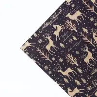 Бумага упаковочная крафтовая &laquo;Зимняя сказка&raquo;, 50 х 70 см