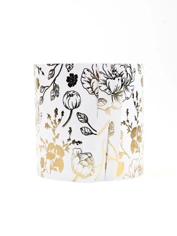 Форма ободок для кулича на Пасху с тиснением &laquo;Цветы&raquo;, 32.2&times;9 см