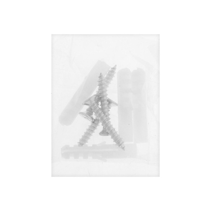 Зеркалодержатель, d=17 мм, без сверления, цвет хром, 4 шт.