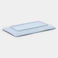 Блюдо &laquo;Белый Восток&raquo;, 25,5&times;15&times;2 см, цвет белый