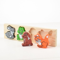 Деревянная рамка-вкладыш &laquo;Животные&raquo; Томик