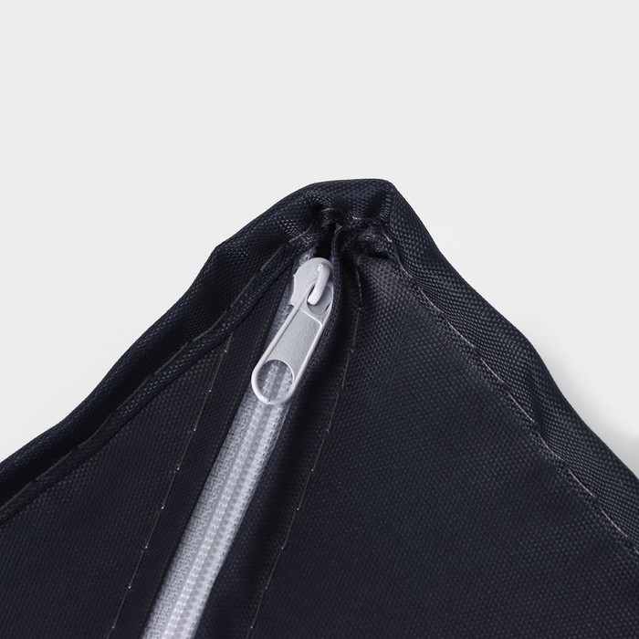 Органайзер для хранения белья LaDо́m, 8 ячеек, 24&times;14&times;10 см, цвет графитовый