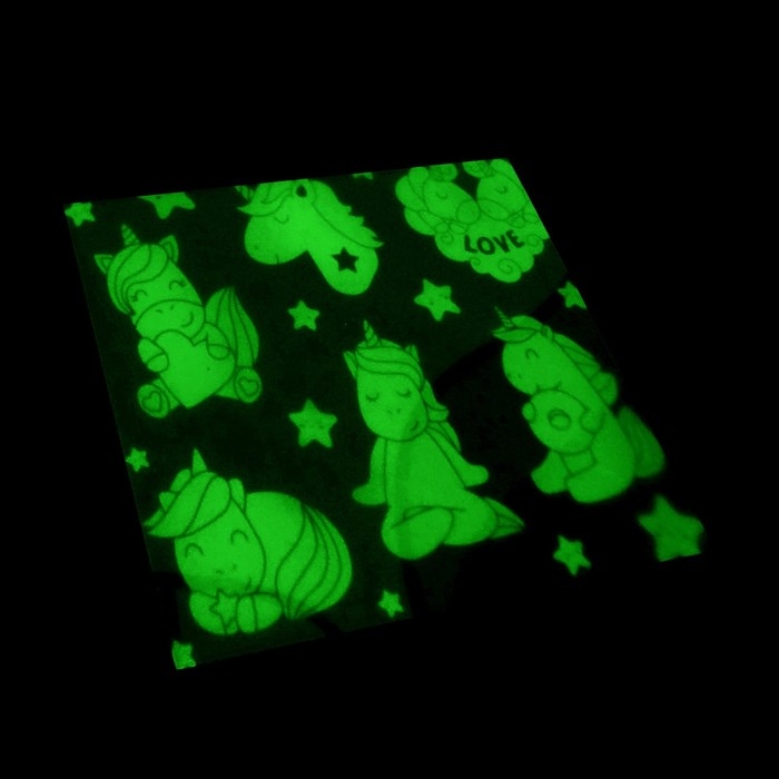 Набор для рисования светом &laquo;Единорог&raquo;, А5, ручка с фонариком и невидимыми чернилами