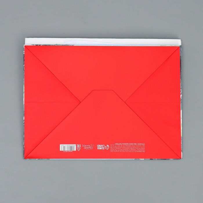 Пакет подарочный новогодний с широким дном &laquo;Новогодние чудеса&raquo;, 25 х 19 х 18 см, Новый год