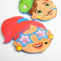 Мягкий пазл для малышей &laquo;Поменяй местами&raquo;, 9 деталей, виды МИКС, Крошка Я