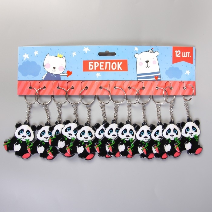 Брелок акрил "Малыш панда" 5,1х4,3 см