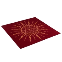 Скатерть для гадания бархатная на Хэллоуин &laquo;Всевидящее око&raquo;, 50х50 см, 16+