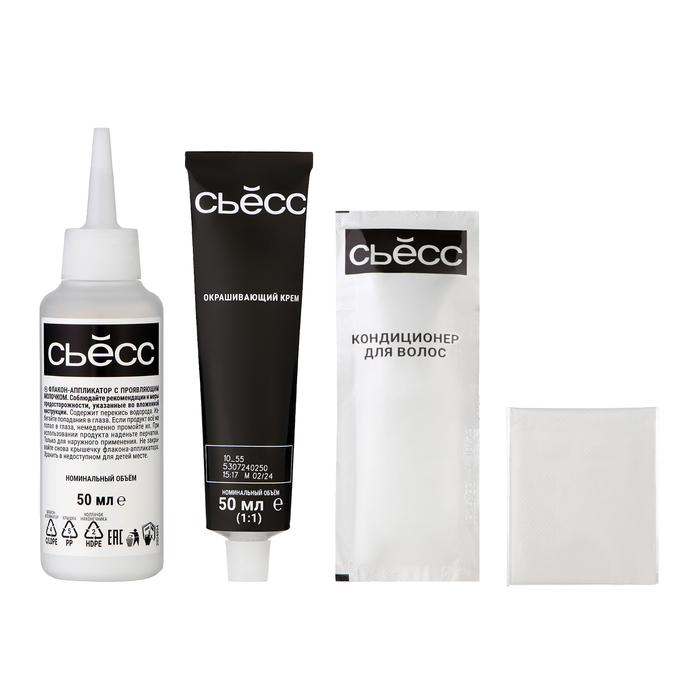 Cтойкая крем-краска для волос Сьесс Color, тон 9-5, жемчужный блонд