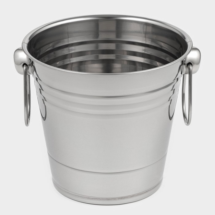Ведро для льда из нержавеющей стали, 2,5 л, 17&times;15,5 см
