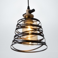 Светильник BayerLux 2123/1BK E27 40Вт черный 15х15х100 см