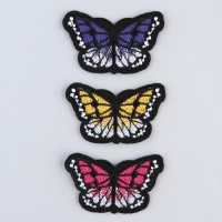 Термонаклейки на одежду &laquo;Бабочки&raquo;, 3 шт.