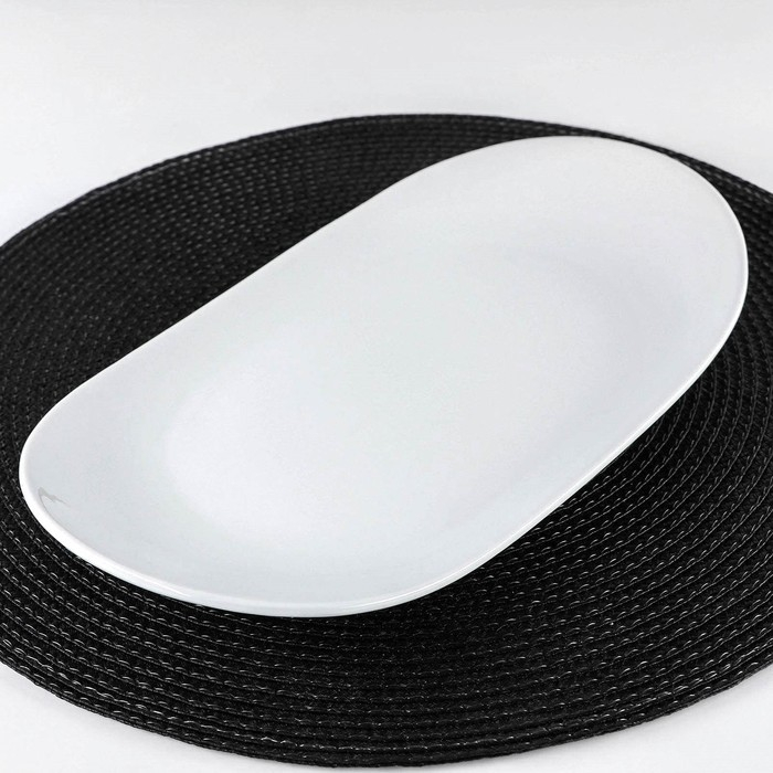 Блюдо фарфоровое овальное Wilmax, 28,5&times;16,5 см, цвет белый