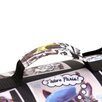 Сумка - переноска для животных с принтом, 46&times;28.5&times;30 см, цвет МИКС