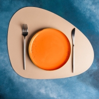 Салфетка сервировочная на стол Доляна &laquo;Тэм&raquo;, 45&times;35 см, цвет персиковый