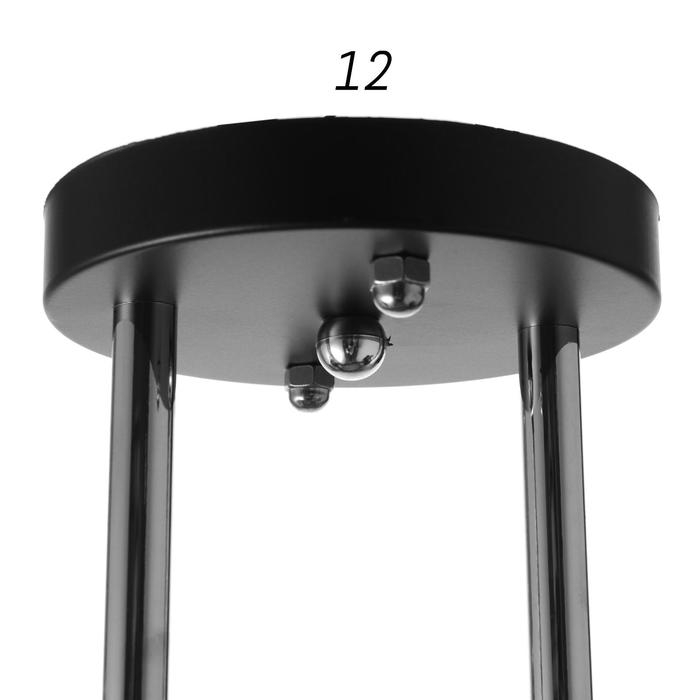 Люстра 1080/2BK 40Вт Е27 черный 40х14х27 см BayerLux