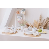 Менажница 3 ячейки Доляна &laquo;Мишка Отто&raquo;, 20,5&times;10 см, цвет белый