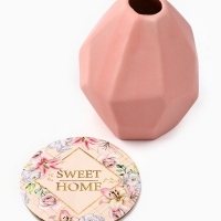 Ваза для цветов и подставка &laquo;Sweet home&raquo;, 9 х 7 х 7 см.