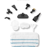 Паровая швабра с насадками КТ-1080 (2 в 1) - 1500 Вт