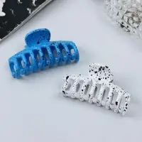 Краб для волос "Флоранс" прямой, 6,5 см, микс