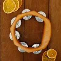 Сувенирный музыкальный инструмент "Тамбурин" 17х16х3 см