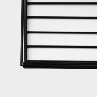 Полка на липучке Доляна, 26,5&times;11&times;5 см, цвет чёрный