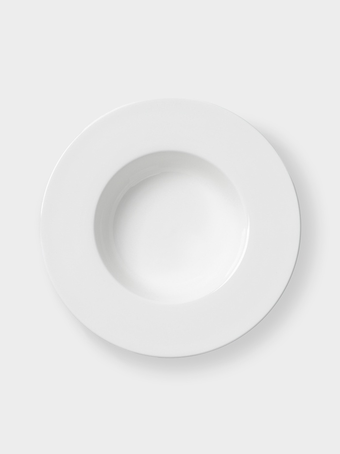 Тарелка для пасты Hanna Kn&ouml;vell, d=26.5 см, фарфор, белая