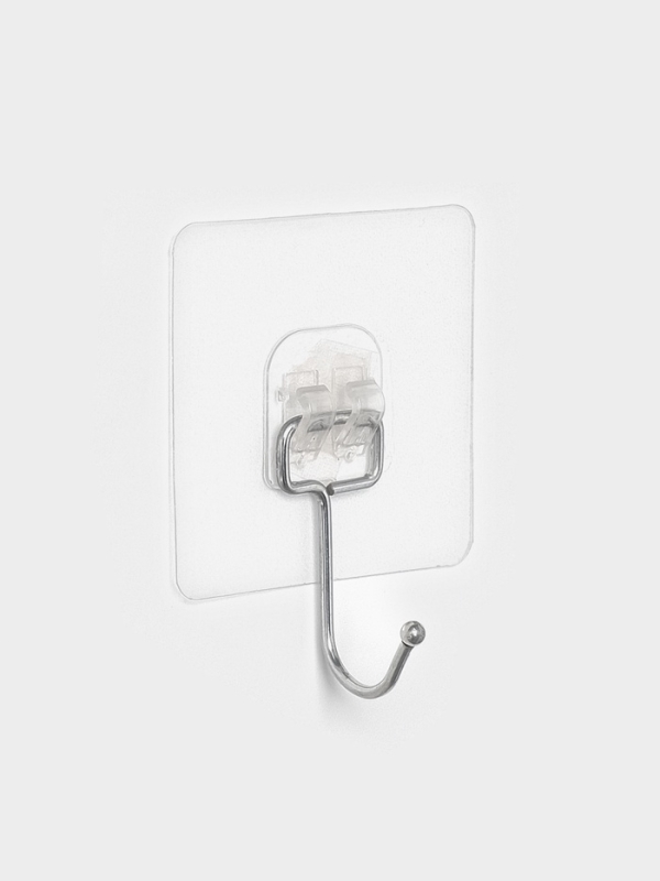 Набор самоклеящихся крючков, усиленные, с большим крюком, 10 шт, размер 6,5х6,5 см