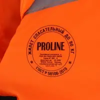 Жилет спасательный туристический до 80 кг, 56 размер (48-64), ГОСТ Р 58108-2019