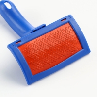 Пуходерка без капель, эргономичная ручка, 10 х 15 см, микс