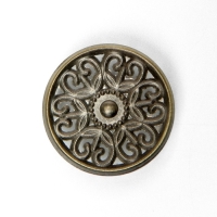 Ручка кнопка ТУНДРА РК026АВ, цвет бронза, 8 шт TMP