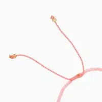 Браслет "Виколия" длина 16 см, цв. розовый, золотистый