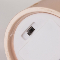 Светильник "Цилиндр" большие сердца LED 2хАА 8,5х8,5х17см