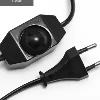 Светильник "Ракета" 1х30Вт Е14-R39, с диммером, (воск) чёрная 10,5х10,5х40 см