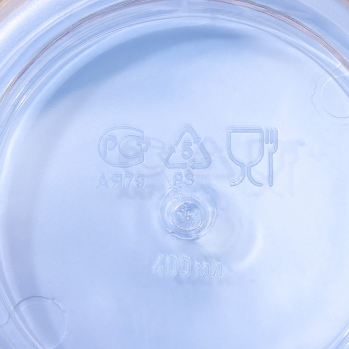 Термокружка пластиковая &laquo;Соцветие&raquo;, 400 мл, МИКС