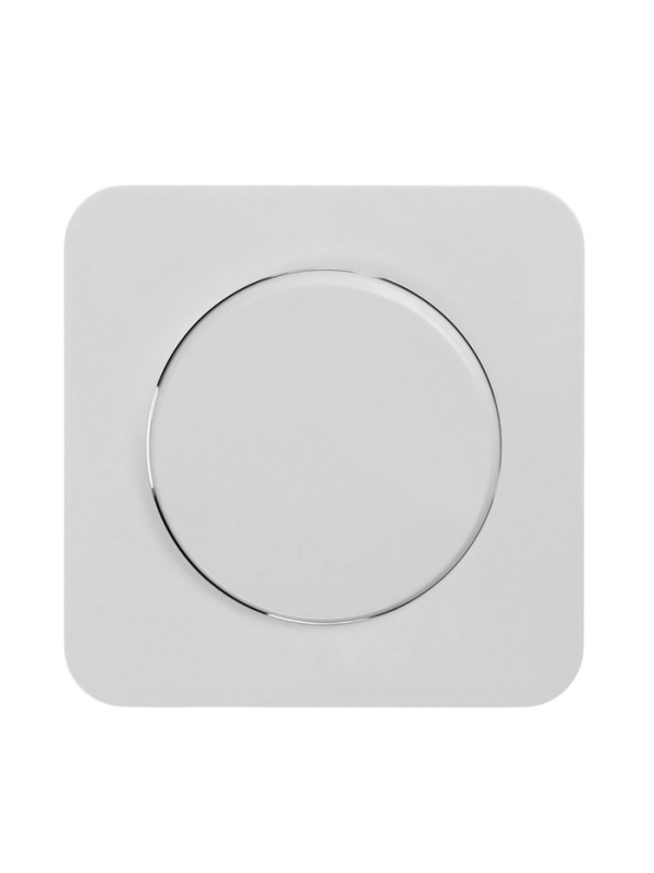 Выключатель проходной, серия "Circular", 10 А, 1 кл., скрытый, белый