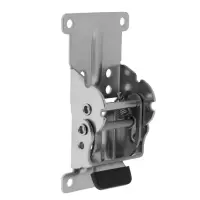 Кронштейн складной ТУНДРА ks001, 70х70 мм, цвет хром, набор 2 шт